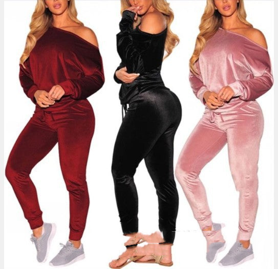 Costume deux pièces décontracté sexy pour femmes