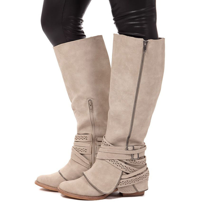 Foreign Trade Long-tube Women's Boots