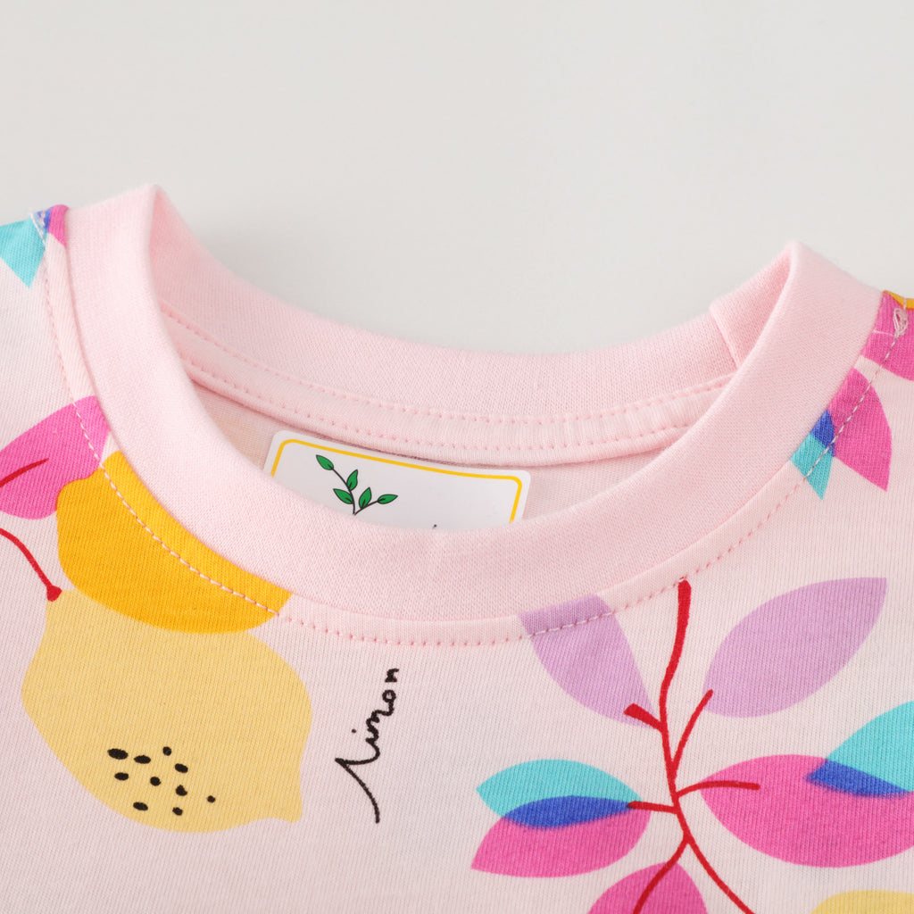 Robe imprimée tendance décontractée pour filles