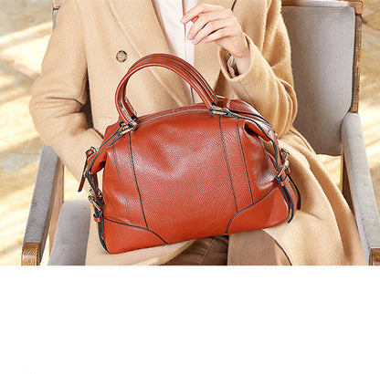 Leather Top Layer Cowhide Bag For Ladies