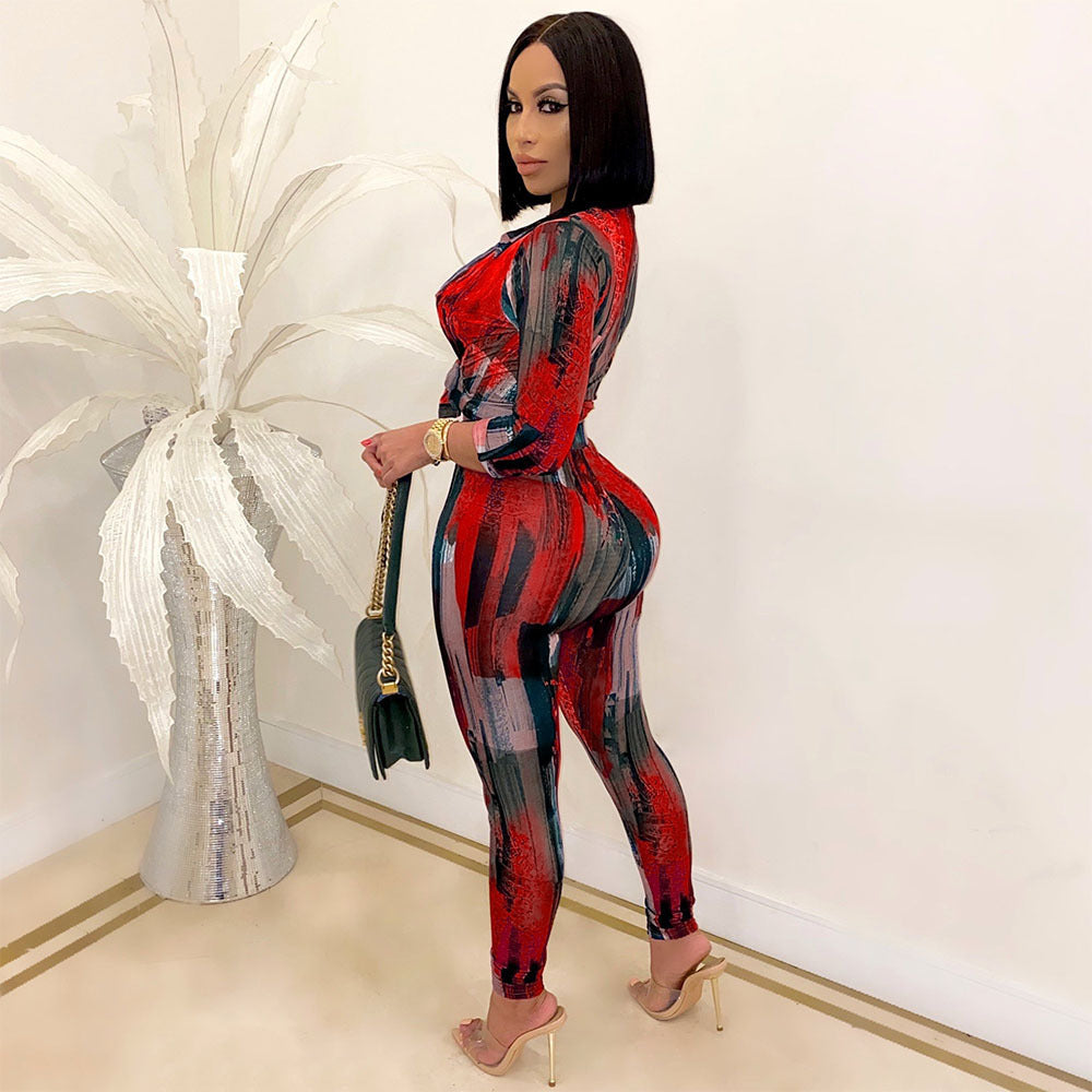 Cardigan moulant décontracté deux pièces femmes costume