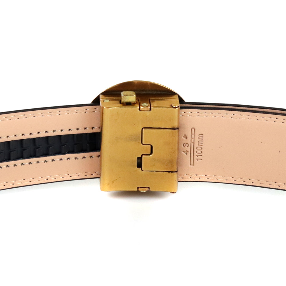Ceinture à boucle automatique en cuir pour hommes