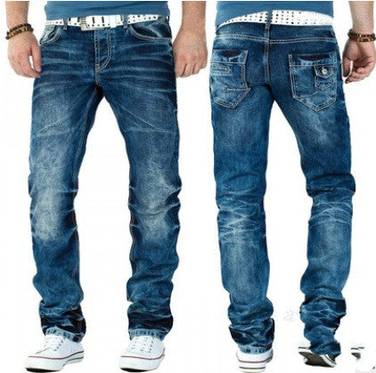 Pantalon décontracté coupe droite Hip-Hop pour hommes