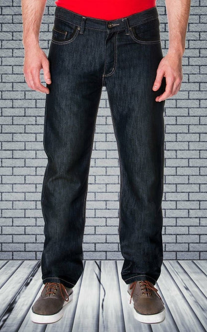 65 MCMLXV Jean Premium Denim Délavé Foncé pour Homme